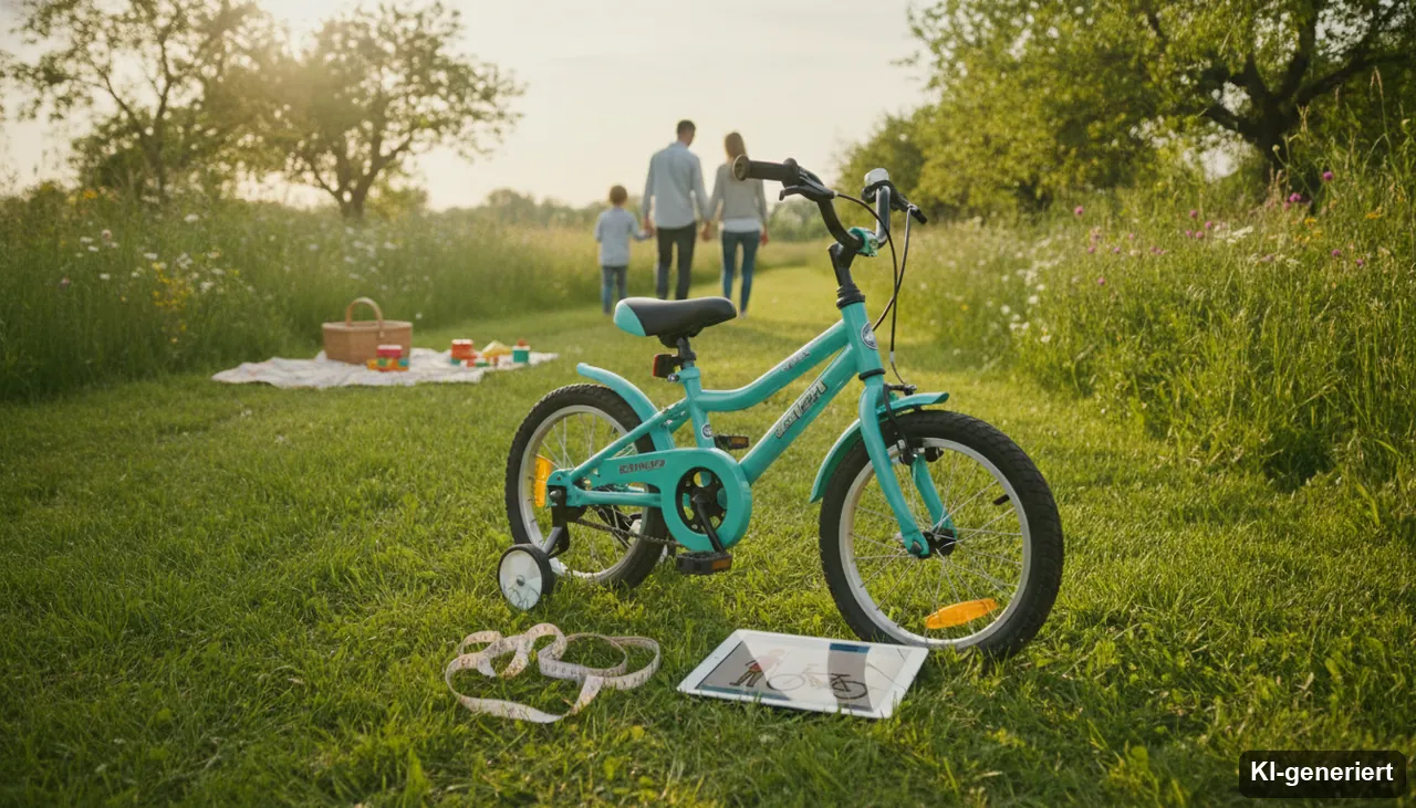Kinderfahrrad-Größe Rechner (KI-generiertes Bild)