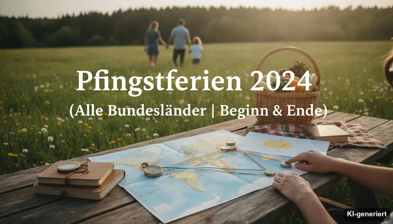 Pfingstferien 2024 (Alle Bundesländer | Beginn & Ende) (KI-generiertes Bild)